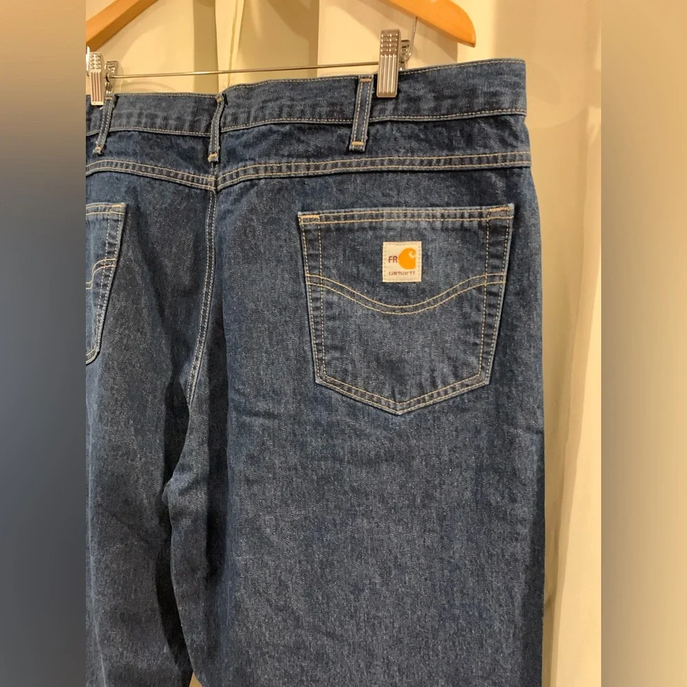 NEW W/ Tags Carhartt FR Midweight Canvas‎ Jeans 42 x 32 FRB100-DNM